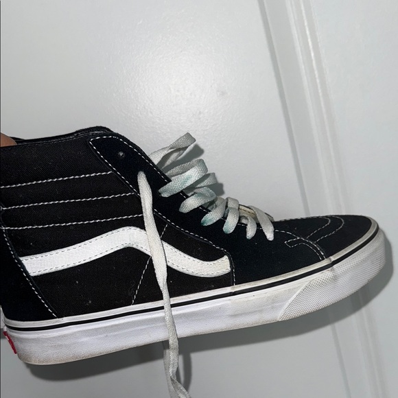 Vans Classic Black and White High-Tops - Picture 2 of 6